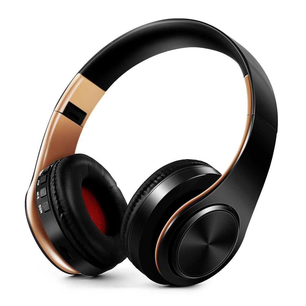 Hifi Stereo Earphones Bluetooth Headphone Music Headset Fm And Support